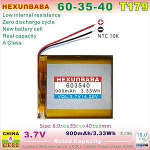603540 3.7V 900mAh 3 dây NTC Polymer Lithium Ion Li-ion pin cho TWS GPS MP3 loa DVR Ghi <span class=keywords><strong>MP4</strong></span> T179 - Product Image 3