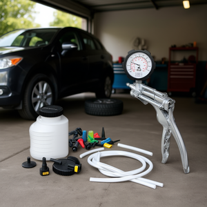 Kit de bomba de aire 1785 A con manómetro y accesorios para inflar neumáticos - Product Image 3