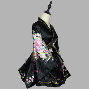 Ecoparty Peignoir Kimono japonais modifié pour femme, costume de cosplay d'été, anime, sexy, geisha <span class=keywords><strong>kawaii</strong></span>, haut pour fille - Product Image 5