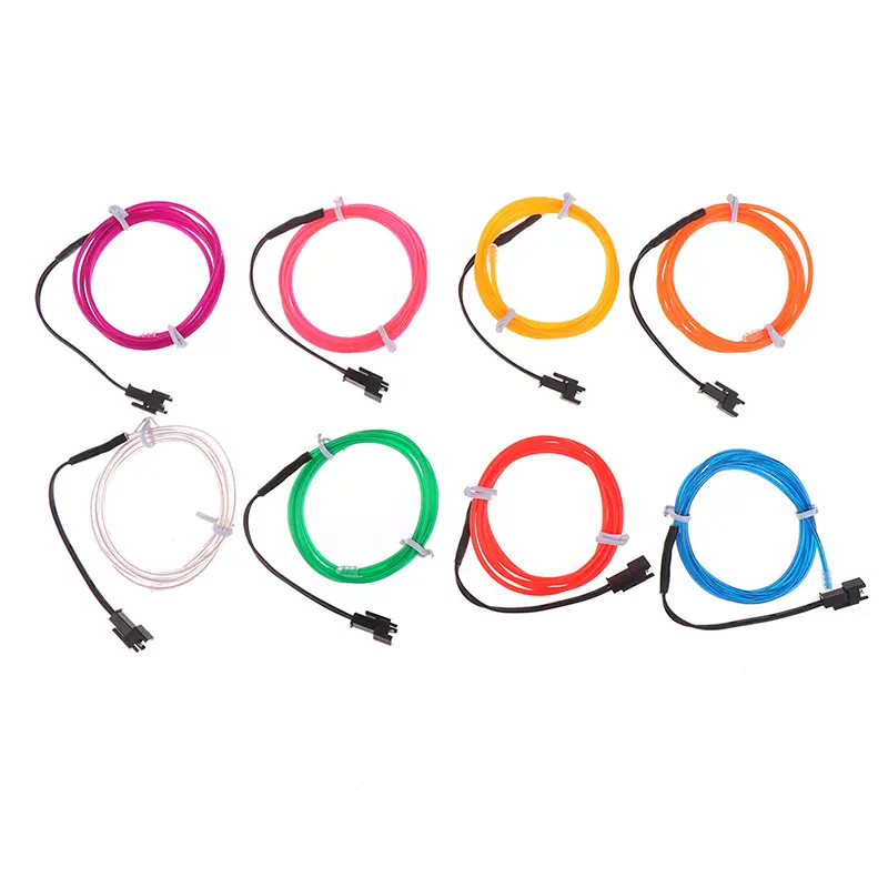 Fairy Flexible Colorful DIY EL Wire Tape Neon Rope Light