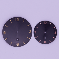 Autocollants en laiton vierges avec logo de fabrication OEM, pièces de cadran de montre Ray personnalisées, marque BSQS, taille personnalisée