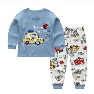 Ensemble de vêtements pour bébés garçons en tissu de coton de bonne qualité, prix moins cher, ensemble de vêtements pour bébés filles 2 pièces - Product Image 3