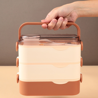 Umwelt Edelstahl Lunchbox Schüssel Mikrowelle beheizte Bento Box Mehr schicht schutz Isolierte Lunchbox
