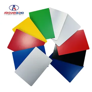 New Style And Popular High Glossy Blue Red Yellow White Orange Black Gred Gold Color Aluminum Composite Panel/acp