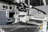 Routeur CNC à 3 axes TechPro avec lame de scie, machine de découpe du bois ATC 1325 1530 avec changeur d'outils automatique