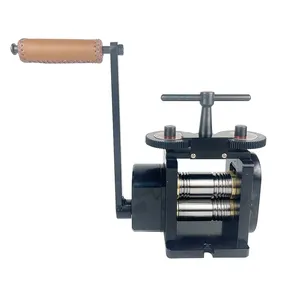 90mm Jewelry Tool Equipment Sheet Square Semicircle Pattern Wire Roller Mill Manual Combination Rolling Mill Machine Roll Mills