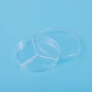 OEM Manufacture Price 60 75 90 100 120mm Petri Dishes 4 Well Cell Culture Dish