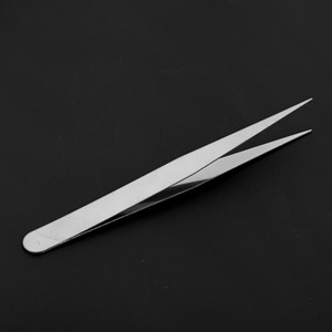 Stainless steel lamp wick tweezers, nail art journaling DIY tweezers, straight and curved tweezers, diamond painting <b>clips</b> - Product Image 3