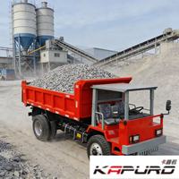 Camion benne souterrain 4x4 Kapru KF-6 de 6 tonnes pour l'exploitation minière avec purificateur d'échappement