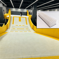Tapis de ski artificiel coloré pour piste de ski sèche, produit breveté, directement de l'usine, pour l'extérieur et l'intérieur