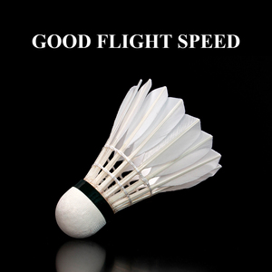 Volante de Bádminton de Plumas de Pato de Alta Calidad <span class=keywords><strong>LING</strong></span>-<span class=keywords><strong>MEI</strong></span> 40 de Fábrica China para Competencia - Product Image 5