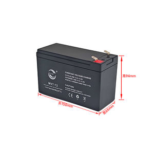 CE認定<span class=keywords><strong>12V</strong></span> 7AH充電式バッテリー<span class=keywords><strong>1</strong></span>年保証付きSLA AGMバッテリー緊急照明用 - Product Image 2