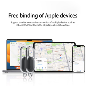 Traceur intelligent certifié MFi, mini localisateur GPS compatible avec Apple Find My, anti-perte pour clés, portefeuille, sac, bagages, pour AirTag - Product Image 3