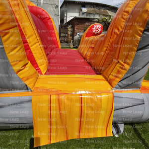Chaise gonflable de Noël Yuedong, traîneau, Père Noël, rennes, château, pour fêtes en extérieur, jardin, <span class=keywords><strong>location</strong></span> - Product Image 4
