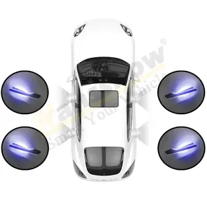 Hansshow Fernbedienung Smart Electric Auto Türgriffe für Tesla Model 3/Y Auto außerhalb Mattschwarz Automatischer Türgriff
