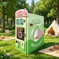Machine à crème glacée à écran tactile, machine à crème glacée commerciale multifonctionnelle à vendre, machine à crème glacée haute capacité