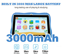 Tablette pour enfants Android 2 4 6GB 32 64 128GB tablette PC éducative Logo personnalisé en gros
