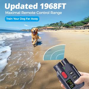 200 फीट अल्ट्रासोनिक कुत्ता प्रशिक्षण कॉलर और कुत्ते सरीसृप अल्ट्रासोनिक | कोई झटका नहीं | वाटरप्रूफ | सभी आकारों के लिए आदर्श - Product Image 5