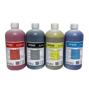 EJET 1000毫升/瓶4色a型户外XP600生态溶剂墨水油基打印机墨水，适用于DX5 DX7 XP600打印机