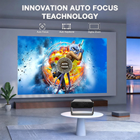 Projecteur de poche intelligent B12 Pico, électronique intelligente, prise en charge 4K, projecteur de cinéma maison pour chambre à coucher, cadeaux, Android WIFI, projecteur LCD.