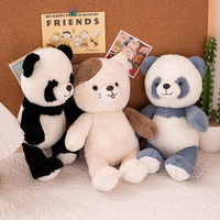 Jouet panda rouge poupée en peluche cadeau d'anniversaire de cochon girly mignon couette super douce avec remplissage en coton PP Techniques lavées