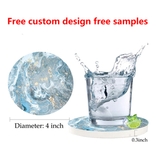 wholesale blank <strong>coasters</strong> sublimate <strong>drink</strong> set ceramic absorbent <strong>coaster</strong> <strong>for</strong> <strong>drink</strong> - Product Image 3