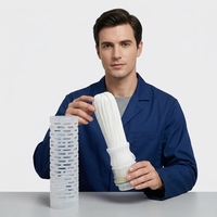 Bon prix 10 pouces boîtier transparent PVDF masque de lavage des mains cartouche filtrante UF pour le traitement de l'eau