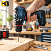 Perceuse-visseuse sans fil GD Brushless, batterie lithium, couple élevé pour la construction et le bricolage, distributeur de matériel de construction