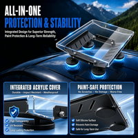 Support magnétique pour toit Starlink Mini, capacité de 265 lb, aimant robuste, fixation rapide, support en acier allié robuste, silicone résistant aux rayures