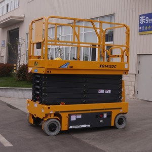 Plataforma de Trabajo Aérea XG1412DC, Elevador de Brazo Automático de 14 m, Elevador de Tijera Móvil Eléctrico Hidráulico en Venta - Product Image 3