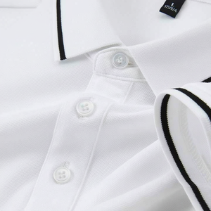 Camisetas Blancas de Último Diseño para Hombre, 100% Algodón, de Alta Calidad, Color Sólido, Tejido de Punto, Transpirable, Manga Corta - Product Image 1