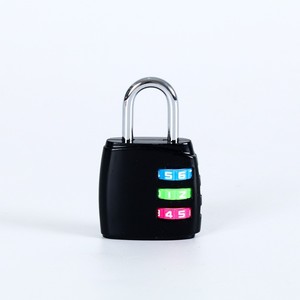 N819 Combination Lock 33mm Length 3.7mm Shackle Resettable For Backpack Suitcase <b>Locker</b> <b>Cabinet</b> Toolbox - Product Image 3