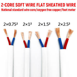 Câble d'alimentation flexible 220v 1,5mm2 2,5MM2 <span class=keywords><strong>4MM2</strong></span> 6MM2 avec isolation en caoutchouc PVC Fil d'extension RVV - Product Image 2