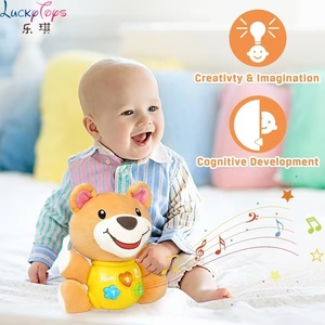 Oso de Peluche Musical de Dibujos Animados, Juguete de Peluche con Canciones de Cuna, Suave y Abrazable, Compañero de Sueño <span class=keywords><strong>para</strong></span> Bebés, Regalo de Educación Sensorial Temprana - Product Image 2