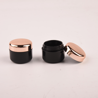 Pot cosmétique vide blanc en PP, petit, à paroi simple, avec couvercle, 5g