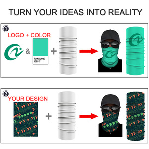 Scaldacollo Multifunzione Personalizzabile in Poliestere Senza Cuciture per Sport all'Aperto, <span class=keywords><strong>Bandana</strong></span> Tubolare Stampata per <span class=keywords><strong>Uomo</strong></span> e Donna - Product Image 2