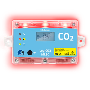 Kit base sensore CO2 LogiCO2 Mk90 con pannello di controllo e allarme. - Product Image 4