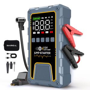 Avviatore di Emergenza Portatile per Auto <span class=keywords><strong>12V</strong></span> 24000mAh ad Alta Potenza con Batteria al <span class=keywords><strong>Litio</strong></span>, Compressore d'Aria e Ricarica Wireless - Product Image 1
