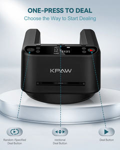 Machine Automatique de Distribution de Cartes 1 à <span class=keywords><strong>4</strong></span> Paquets de Cartes Rapide Précise & Stable Distribution Fluide Table de Jeu de Cartes de Casino pour Texas Hold'em - Product Image 6