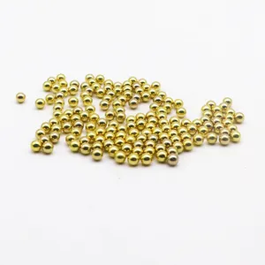 Custom 1.8mm Diameter 10u'' Gold Plated Brass Pin Contacts Ball