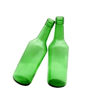 360ml Vert Bouteille vide Soju coréen avec couvercle en aluminium - Chine  Bouteille de liqueur Soju et bouteille prix