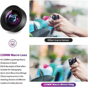 Objectif macro pour photographie de près sur smartphone, OEM ODM personnalisé, prise de vue longue distance, objectif macro 30-120 mm - Product Image 3