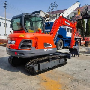 รถขุดขนาดเล็กมือสอง Doosan DX55 รถขุดไฮดรอลิกแบบตีนตะขาบ พร้อมใช้งาน - Product Image 6