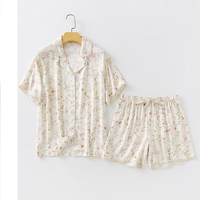 Ensemble de pyjama en satin de viscose pour femmes de haute qualité Pyjama pour femmes rose Home Wear