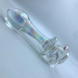 Nouveaux bijoux, plug anal, dildo en verre, vibrateur de prostate diamanté pour hommes et femmes, mini-vibrateur, plug anal en cristal, vente en gros - Product Image 5