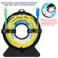 Cable de prueba OTDR de fibra óptica COMPTYCO, línea de extensión SC/FC/ST/APC, 150M, 300M, 500M, 1000M, 2000M, SM MM, caja de Cable de lanzamiento OTDR