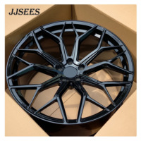 JJSEES Factory - Vente chaude - Jantes en alliage forgé 5X112 5X120 5X114.3 - 18 19 20 22 23 24 pouces - Compatible avec BMW X3 Audi A4 A6 A7 A8