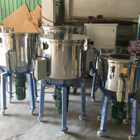 Mixer Plastik Vertikal PP PET PVC ABS dan Mixer Bubuk Warna Partikel serta Mixer Resin Blender Pelet Industri