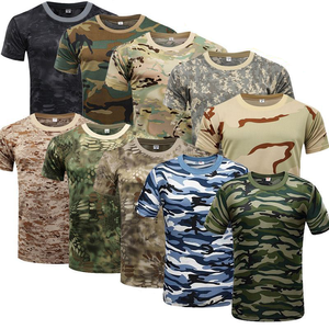 Camiseta de hombre al por mayor con diseño de camuflaje único estilo táctico - Product Image 1