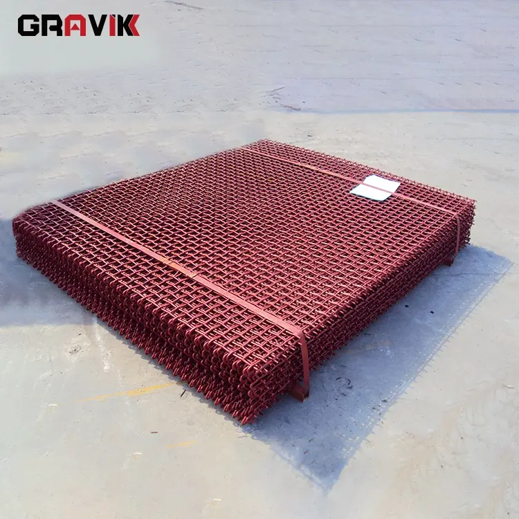 High Quality 65mn Screen Wire Mesh Stone wire mesh for Stone Vibrating screen Used in quarry